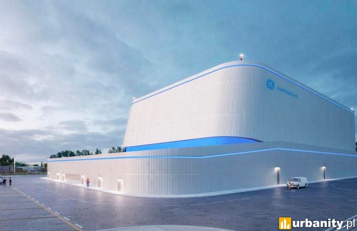 Projekt reaktora SMR typu BWRX-300 firmy GE Hitachi, który może powstać w Polsce, wiz. GE Hitachi