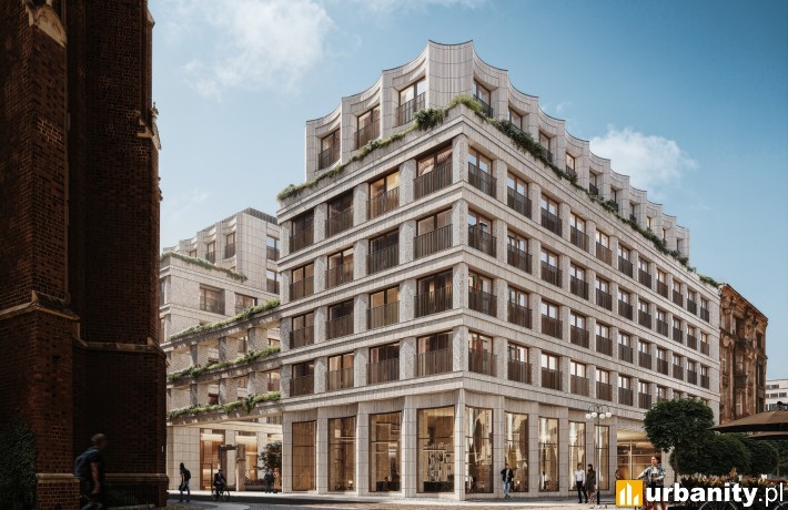 Świdnicka 21 - projekt inwestycji w ścisłym centrum Wrocławia, wiz. materiały inwestora
