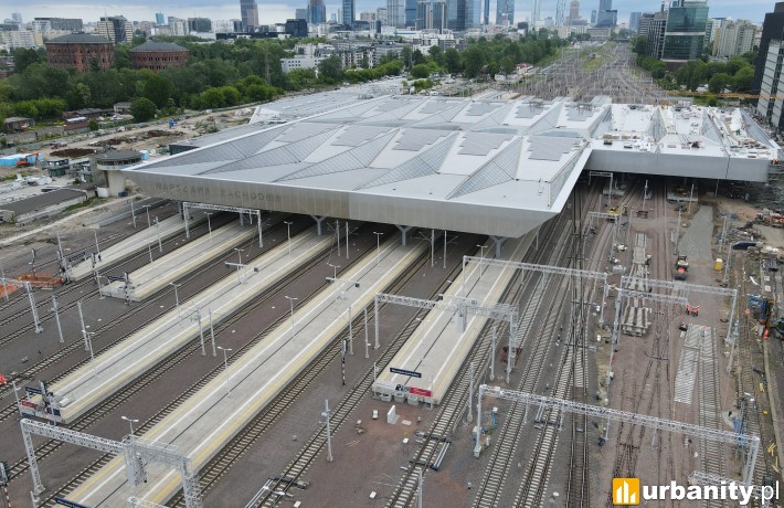Stacja Warszawa Zachodnia z dużym centrum handlowym, fot. Budimex