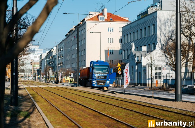 Przebudowa ulicy Rakowieckiej na Mokotowie, fot. Balzola Polska