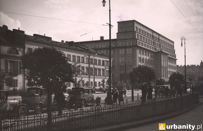 Przedwojenne zdjęcie siedziby Banku Gospodarstwa Krajowego