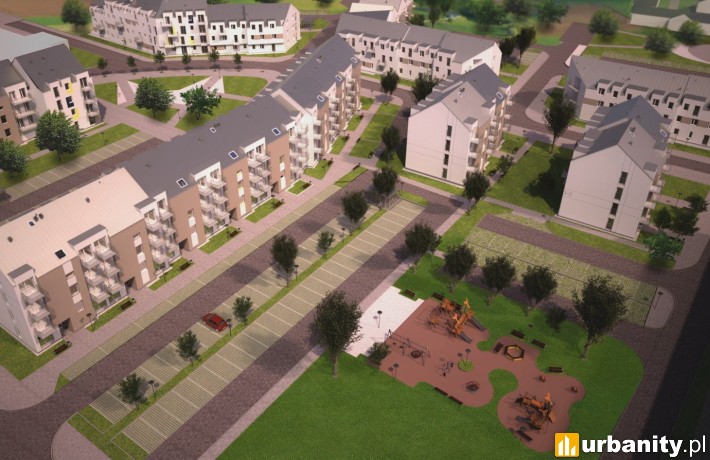 Wizualizacja nowego osiedla przy Darzyborskiej w Poznaniu, fot. JKW projekt Sp. z o.o.