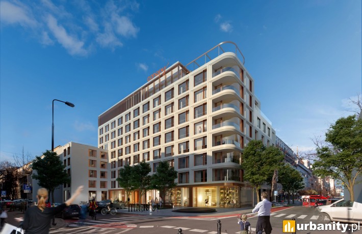 Hotelu Canopy by Hilton Warsaw, wiz. materiały inwestora