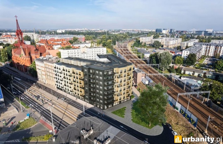 Hotel Grabiszyńska we Wrocławiu, wizualizacja, fot. materiały prasowe