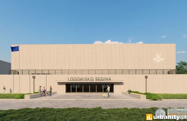 Koncepcja budowy całorocznego lodowiska w Szczecinie, fot. materiały stowarzyszenia