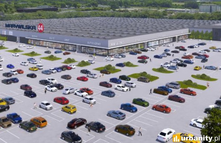 Koncepcja odbudowy Centrum Handlowego Marywilska 44, wiz. materiały inwestora