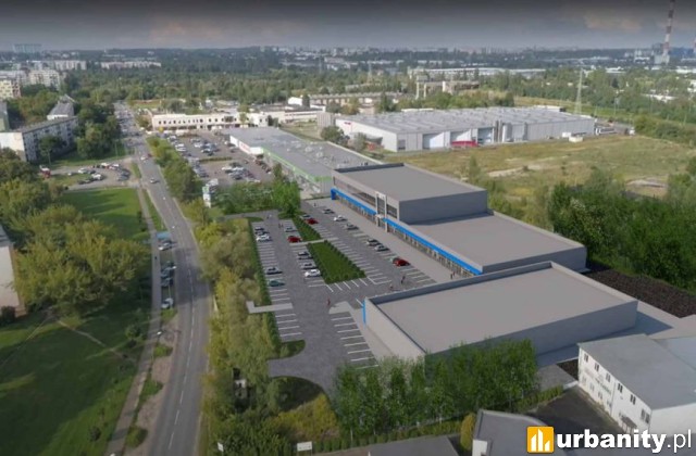 Wizualizacja inwestycji Quantum Park w Łodzi, wiz. materiały inwestora