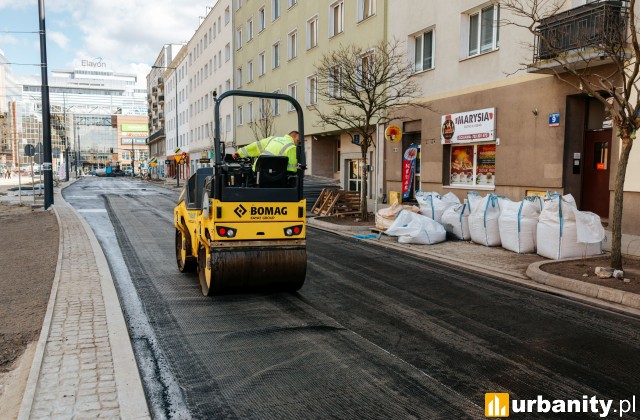 Przebudowa ulicy Rakowieckiej na Mokotowie, fot. Balzola Polska