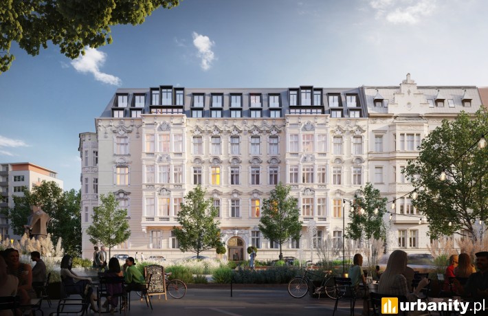Rezydencja Aleja Fontann w Szczecinie, wiz. materiały dewelopera