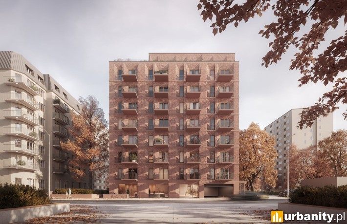 Projekt inwestycji Srebrna5 na warszawskiej Woli, wiz. materiały dewelopera