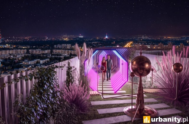 Stellar Zone na dachu Nowej Gwiazdy w Katowicach, wiz. materiały dewelopera