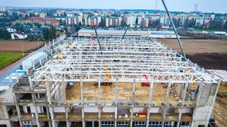 Postęp prac na budowie Świdnik Areny, fot. Dekpol Budownictwo