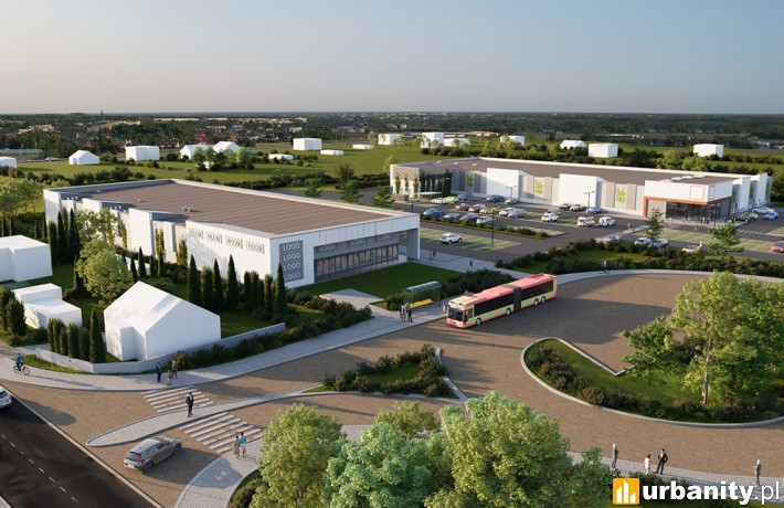 T-Park Kozirynek w Radzyniu Podlaskim, wiz. materiały inwestora