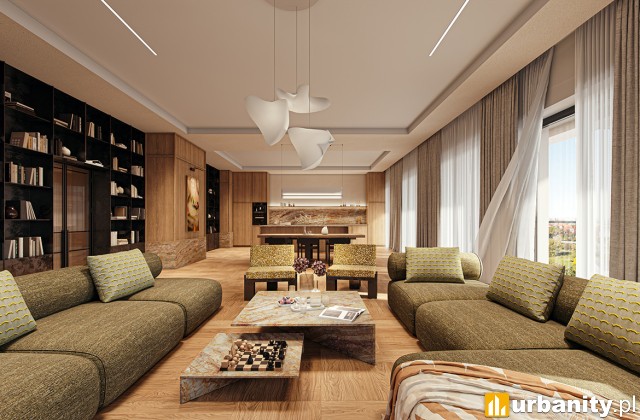 Projekt pentohousów w inwestycji The Upper House, wiz. materiały inwestora