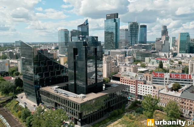 Gotowy biurowiec V Tower po modernizacji, fot. materiały inwestora
