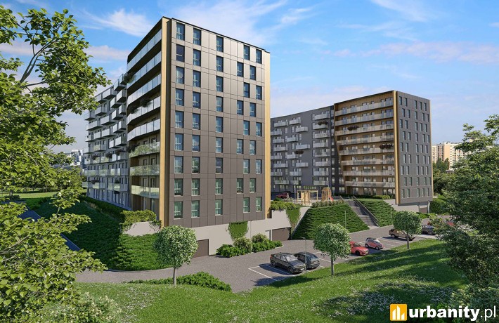 Wizualizacja projektu Apartamenty Trzy Stawy w Katowicach
