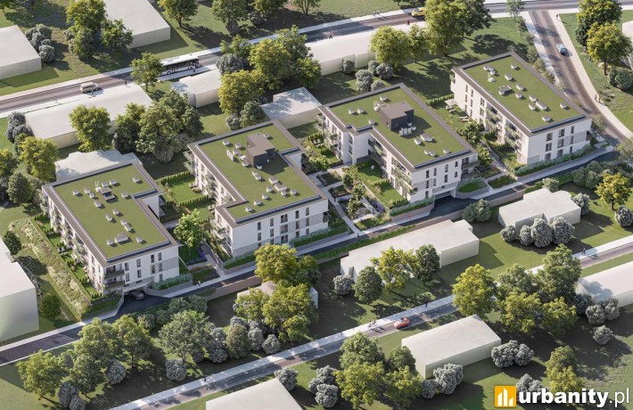 Projekt osiedla Astelia Park na Białołęce, wiz. materiały dewelopera