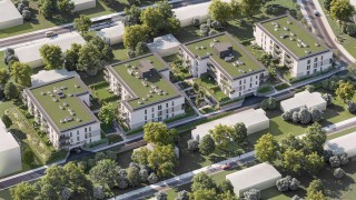 Na Białołęce deweloper wkrótce odda 6 budynków. W planach 14 następnych i jeziorko