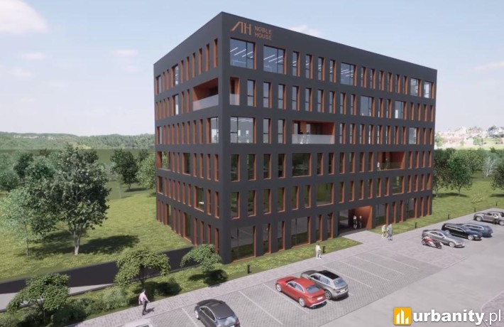 Tak wyglądać ma nowy biurowiec spółki Noble House w Katowicach, wiz. materiały inwestora