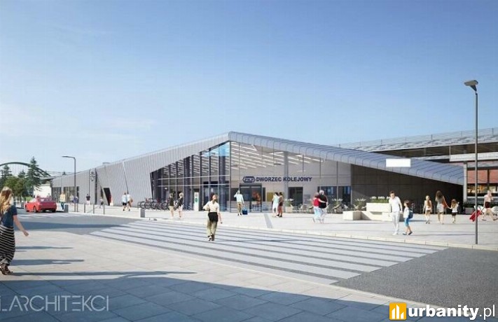 Projekt wyremontowanego dworca we Wrzeszczu