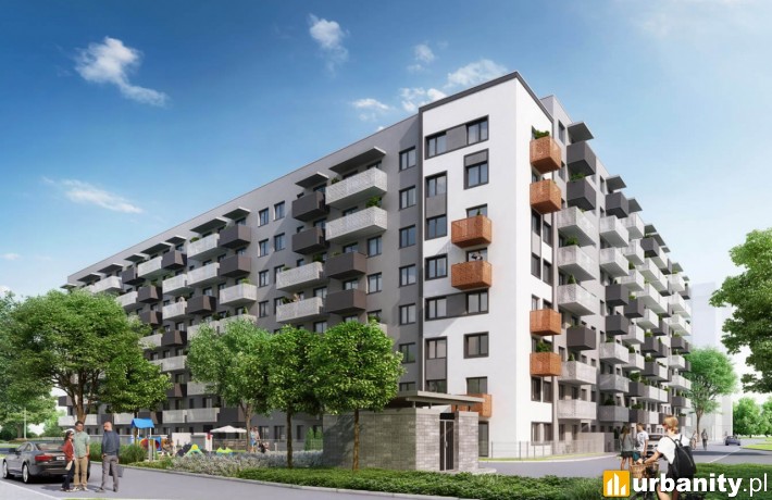 Wizualizacja Osiedla Kamienna 145 we Wrocławiu