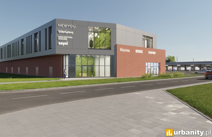 Obiekt handlowo-usługowy u zbiegu ulic Składowej i Surowieckiego