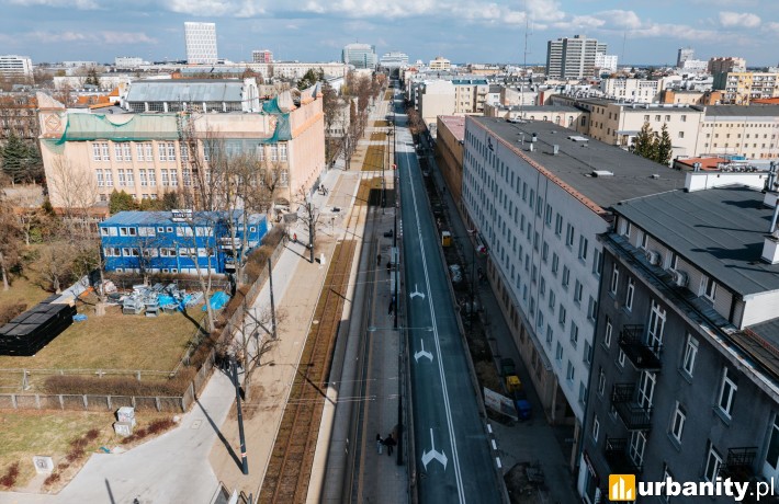 Przebudowa ulicy Rakowieckiej na Mokotowie, fot. Balzola Polska