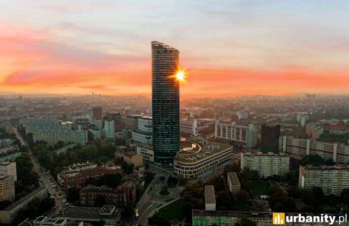 Wieżowiec Sky Tower we Wrocławiu, fot. materiały prasowe