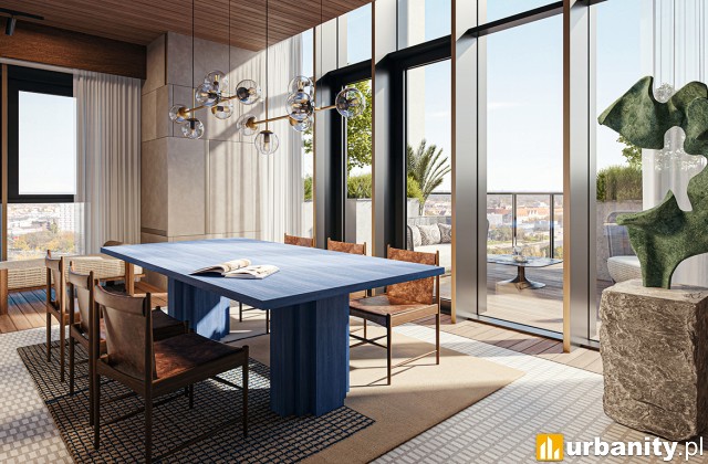 Projekt pentohousów w inwestycji The Upper House, wiz. materiały inwestora