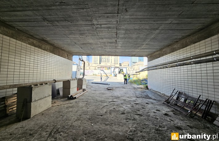 Znika tunel pod Marszałkowską, fot. UM Warszawa