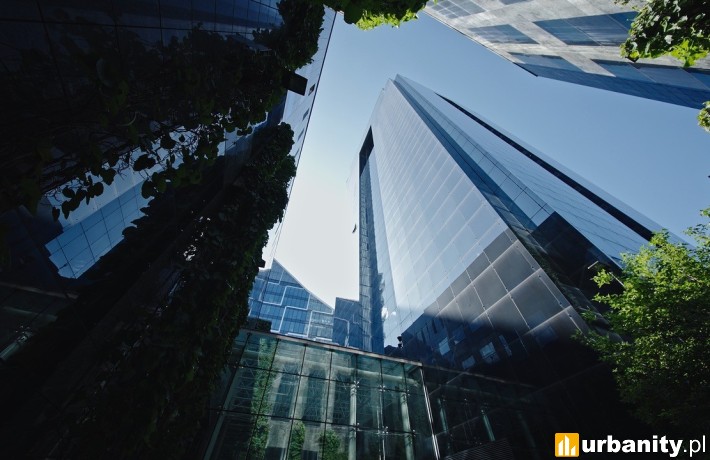 Gotowy biurowiec V Tower po modernizacji, fot. materiały inwestora