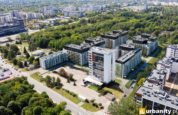 Wizualizacja osiedla przy Redutowej 9 w Warszawie