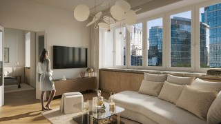 Apartamentowiec The Suite, wizualizacja inwestycji, wiz. materiały inwestora