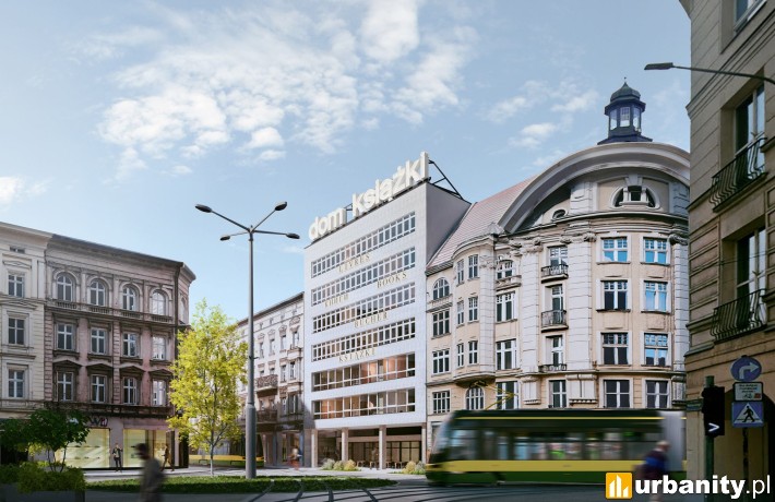 Tak wyglądał będzie Dom Książki po zakończeniu remontu, wiz. materiały dewelopera