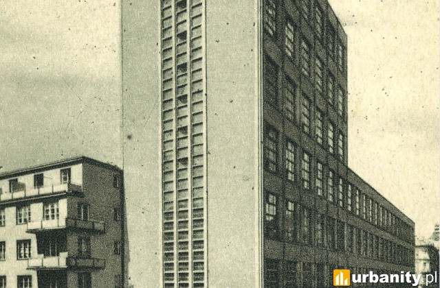 Gmach przy ul. Nowogrodzkiej 45 w Warszawie, 1934-1939. Autor: Henryk Poddębski, domena publiczna
