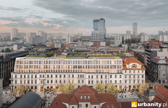 Kwartał Dworcowa, wizualizacja, projekt Konior Studio