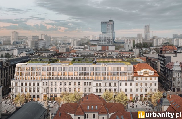 Kwartał Dworcowa, wizualizacja, projekt Konior Studio