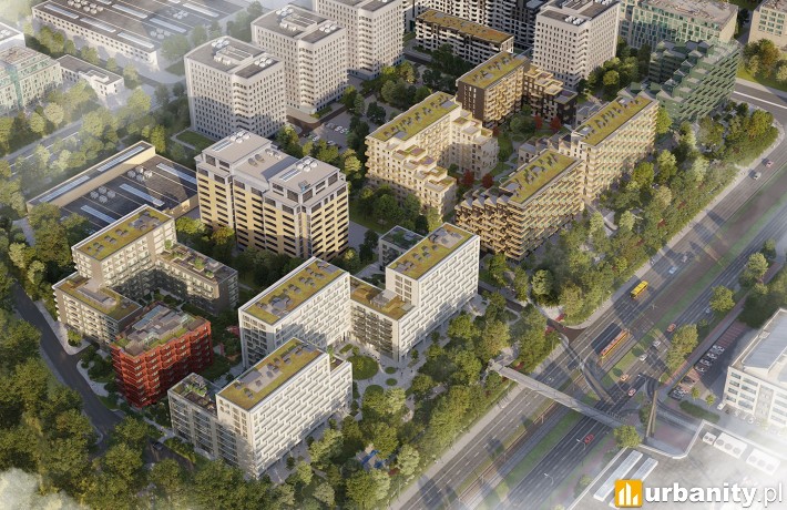 Modern Mokotów w Warszawie, wizualizacja, wiz. materiały dewelopera