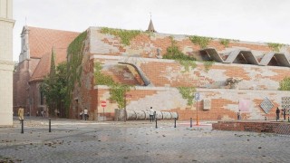 Projekt rozbudowy i przebudowy Muzeum Architektury we Wrocławiu, wiz. TŁO Michał Sikorski Architekt