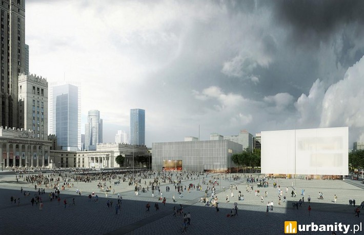Koncepcja zagospodarowania placu przed Pałacem Kultury i Nauki