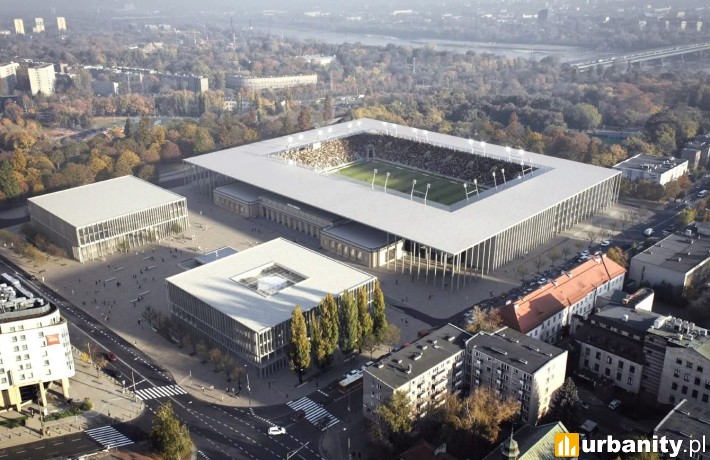 Wizualizacja modernizacji Ośrodka Polonia przy Konwiktorskiej, wiz. materiały inwestora