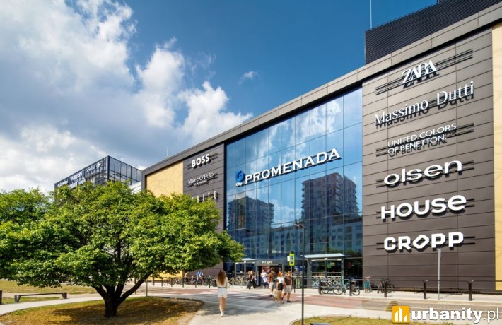 Projekt rozbudowy Promenady na Pradze Południe, wiz. materiały inwestora