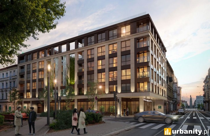 Przy Placu Wolności - projekt inwestycji, wiz. materiały dewelopera