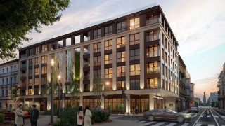 Przy Placu Wolności - projekt inwestycji, wiz. materiały dewelopera