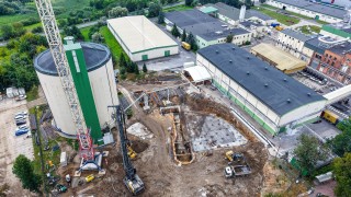 To będzie największy taki silos w Polsce. Będzie miał 55 metrów wysokości i pomieści ponad 60 tys. ton