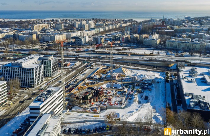 Ta inwestycja zmieni panoramę Gdyni. Rośnie 16-piętrowa wieża, a powstanie jeszcze 120-metrowy wieżowiec