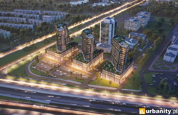 SkyTrust Solidarności w Kielcach, wiz. Pracownia Architektoniczna Detan
