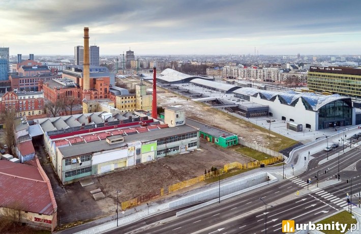 Działka przy ulicy Targowej w Nowym Centrum Łodzi, fot. HB Reavis