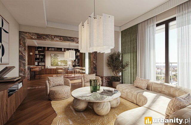 Projekt pentohousów w inwestycji The Upper House, wiz. materiały inwestora