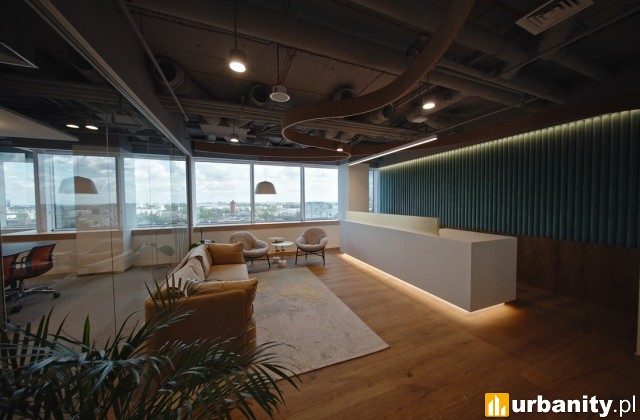 Gotowy biurowiec V Tower po modernizacji, fot. materiały inwestora